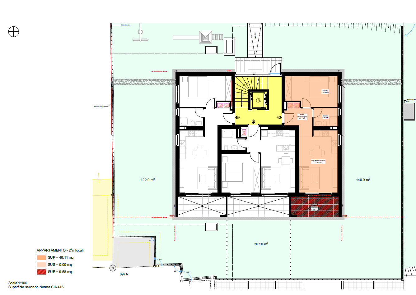 2 ½ rooms apartment