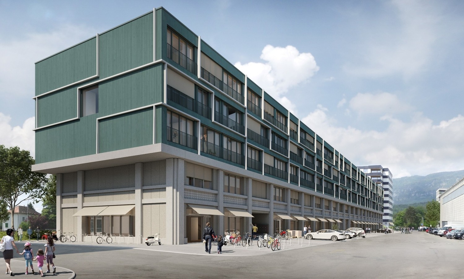 128m² commercial