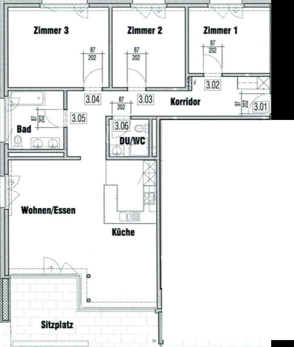 Appartement de 4 ½ pièces