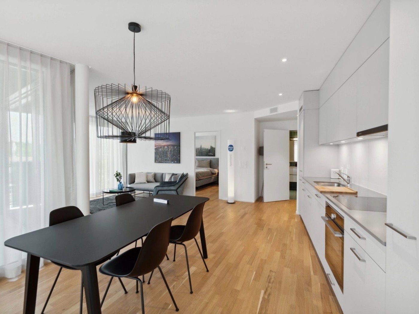 3 ½ rooms furnished flat