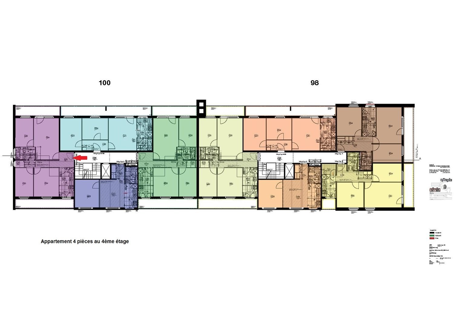 4 rooms apartment
