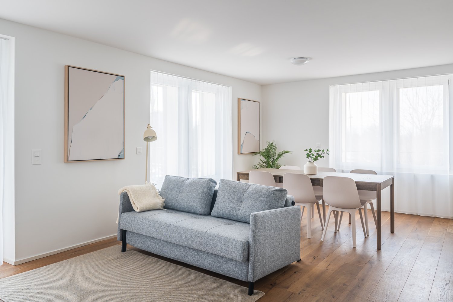 2 ½ pièces appartement meublé
