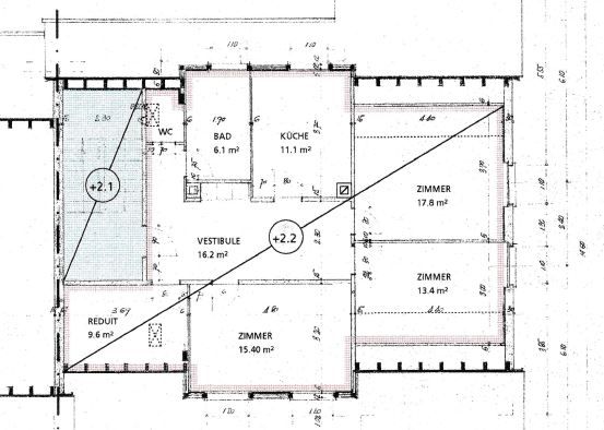 3 ½ locali appartamento mansardato