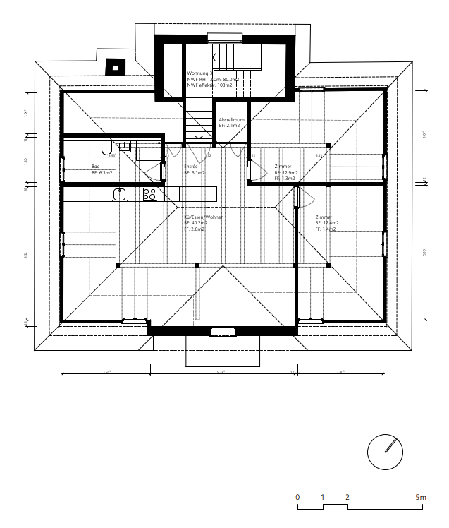 3 ½ rooms apartment