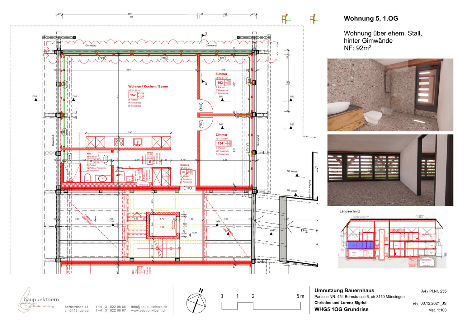 appartamento di 3 locali