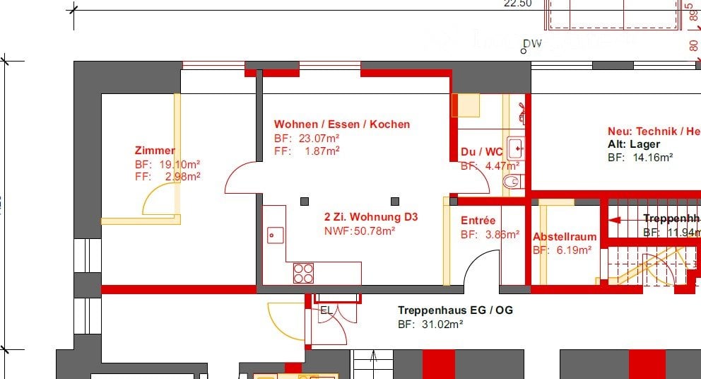 Appartamento di 2 locali
