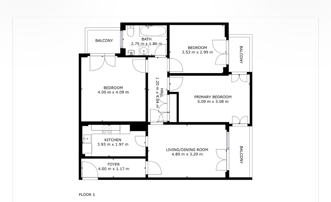4 ½ rooms apartment