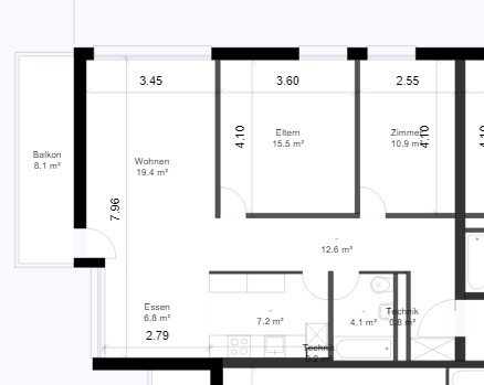 3 ½ rooms apartment