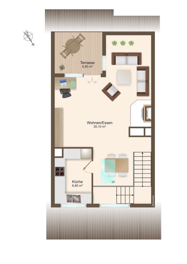 3 ½ rooms duplex