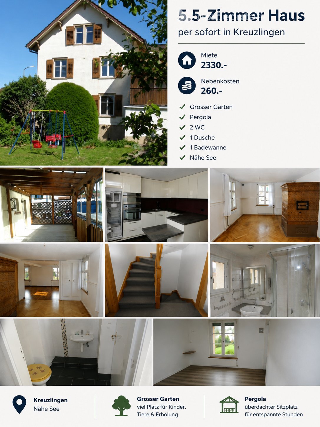 Maison individuelle de 5 ½ pièces