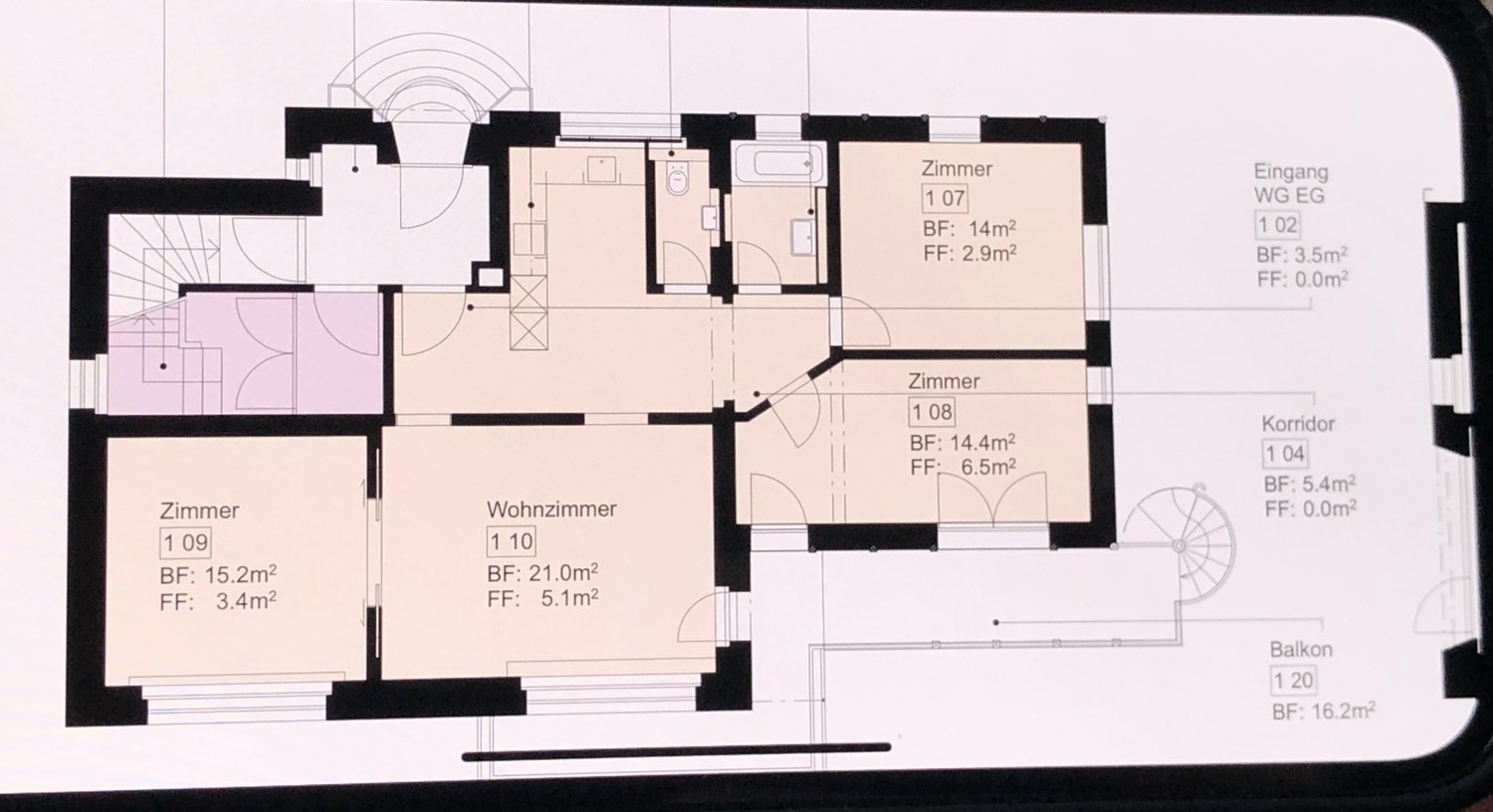 Appartement de 4 pièces