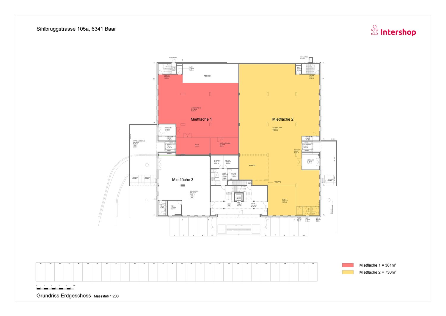 1111m² commercial
