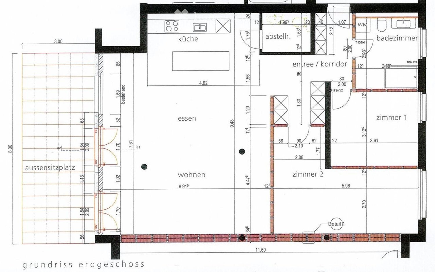 3 ½ rooms apartment