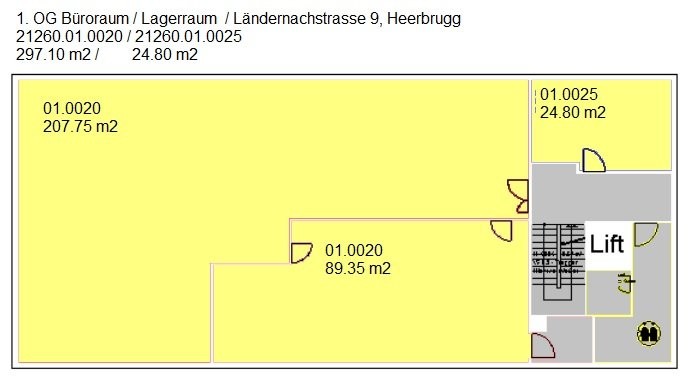 322m² commerciale