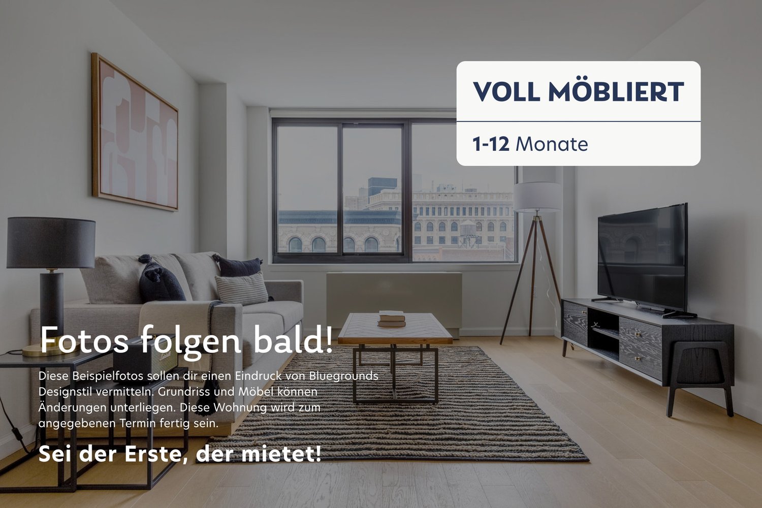 3 ½ rooms furnished flat