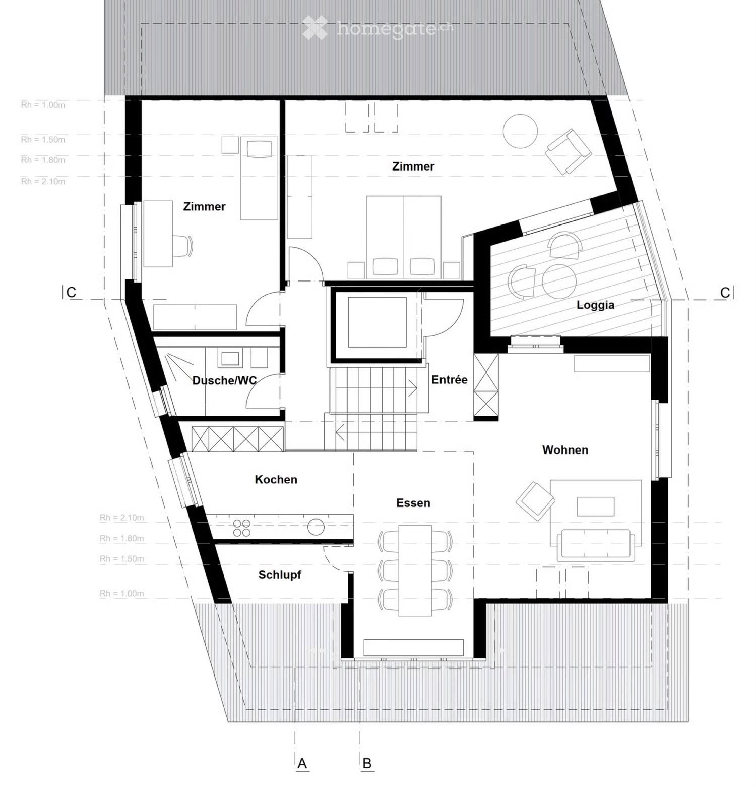 3 rooms apartment