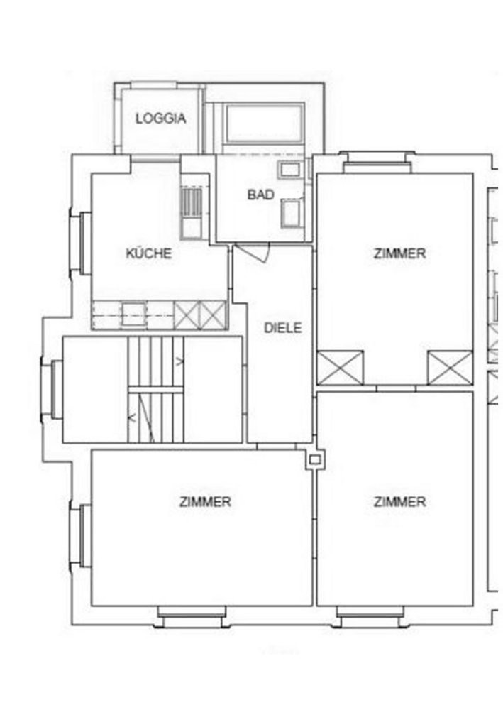 3 rooms apartment