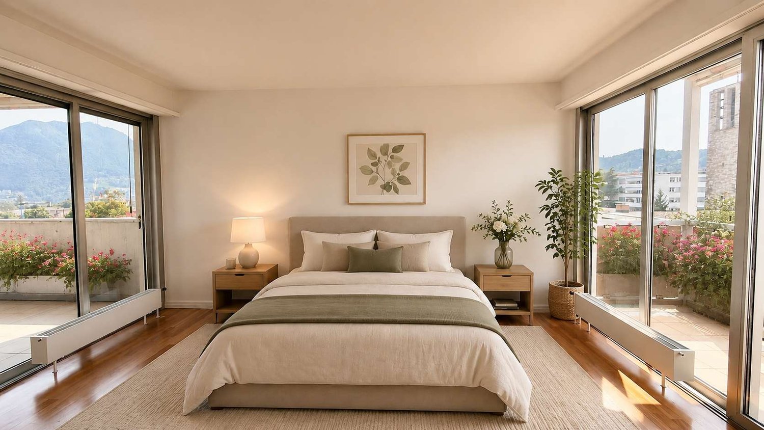 5 rooms attic flat