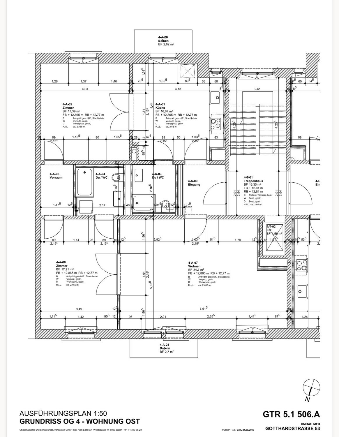 3 ½ Zimmer Wohnung