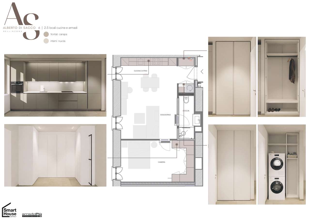 Möblierte 2 ½ Zimmer-Wohnung