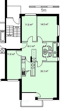 4 ½ rooms apartment