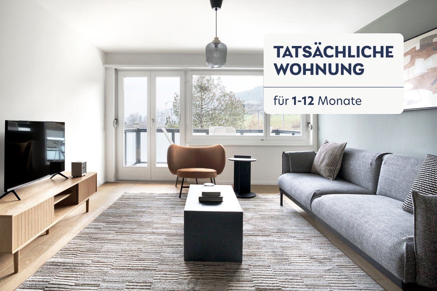 appartement meublé de 3 pièces