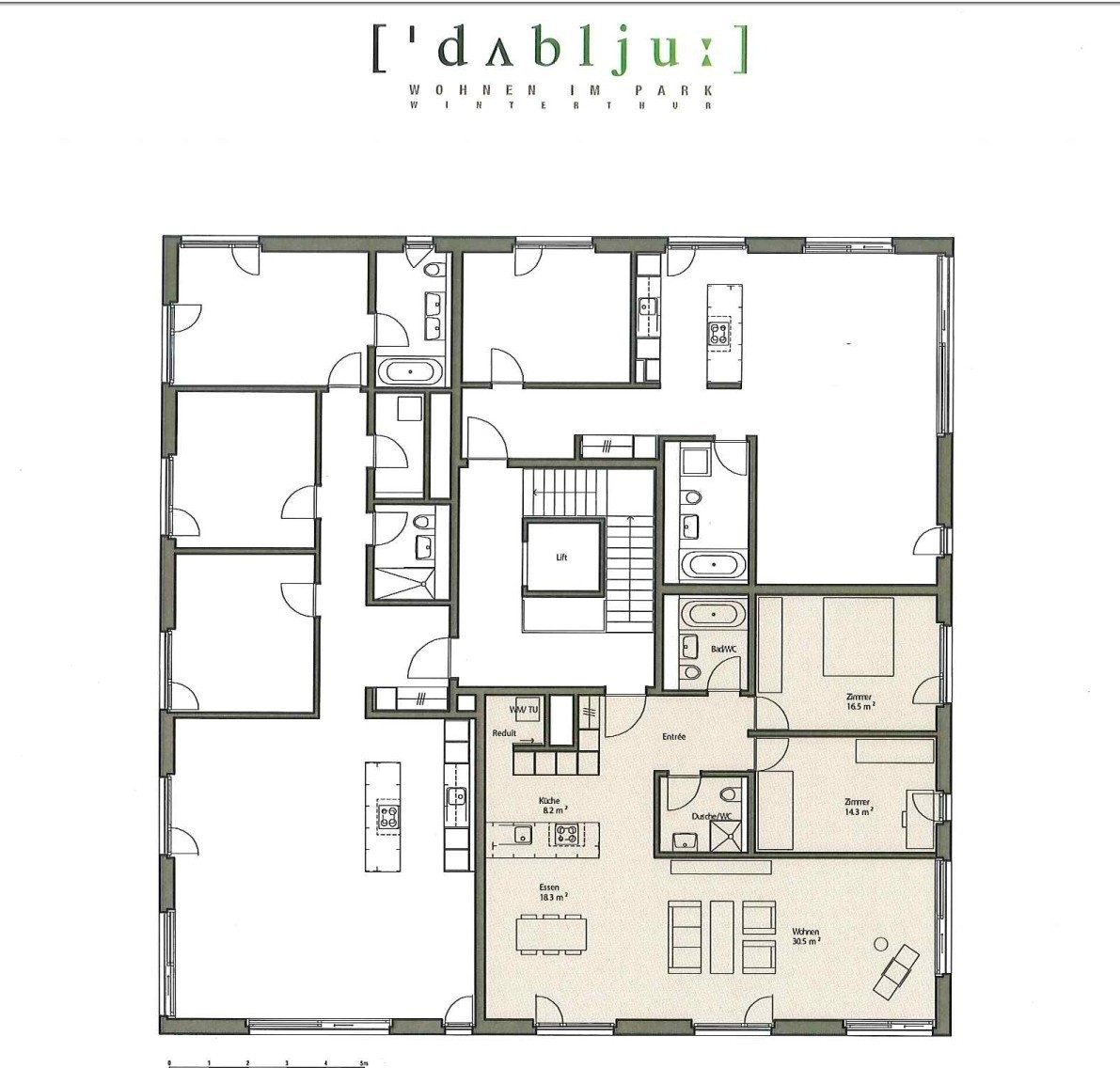 Appartement de 3 ½ pièces