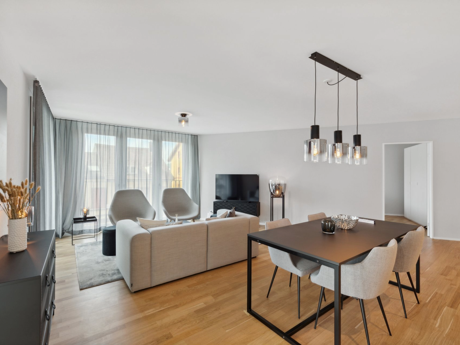 2 ½ rooms furnished flat