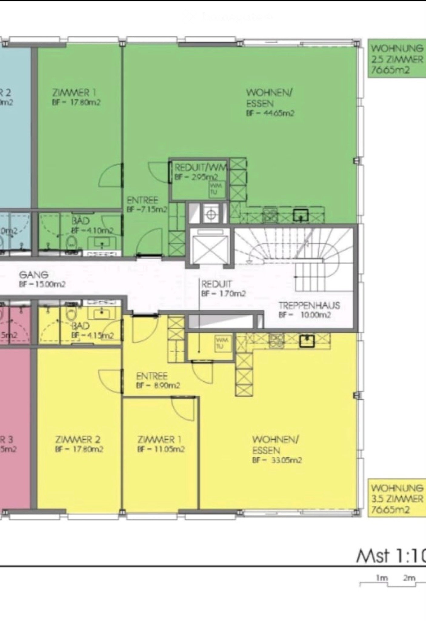 3 rooms apartment