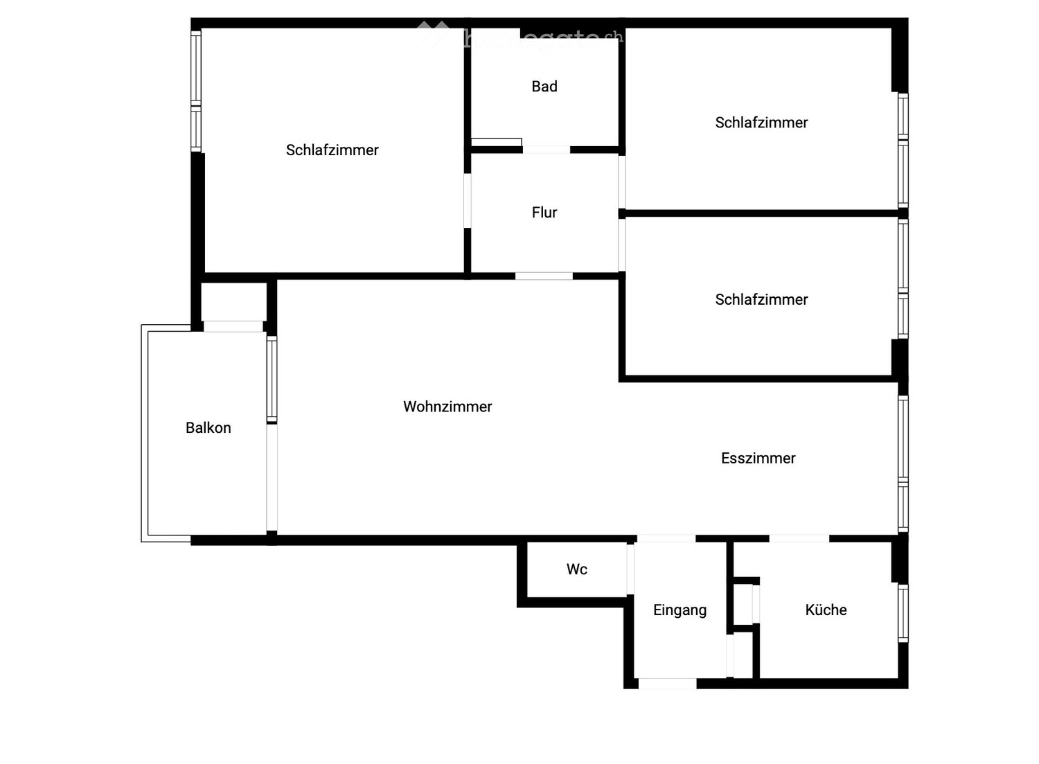4 ½ rooms apartment