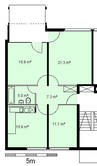 3 ½ rooms apartment