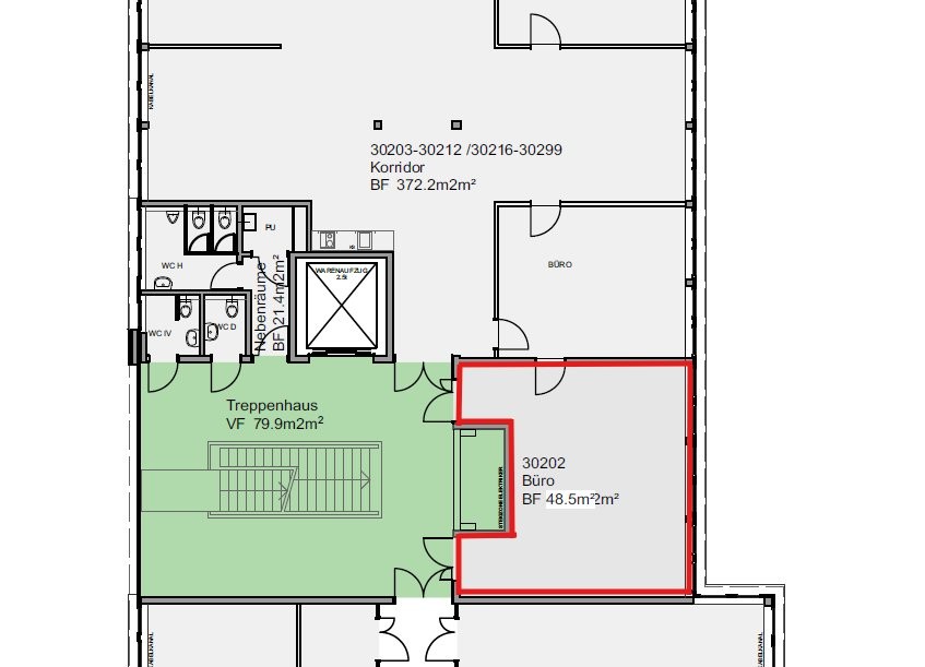 48m² office