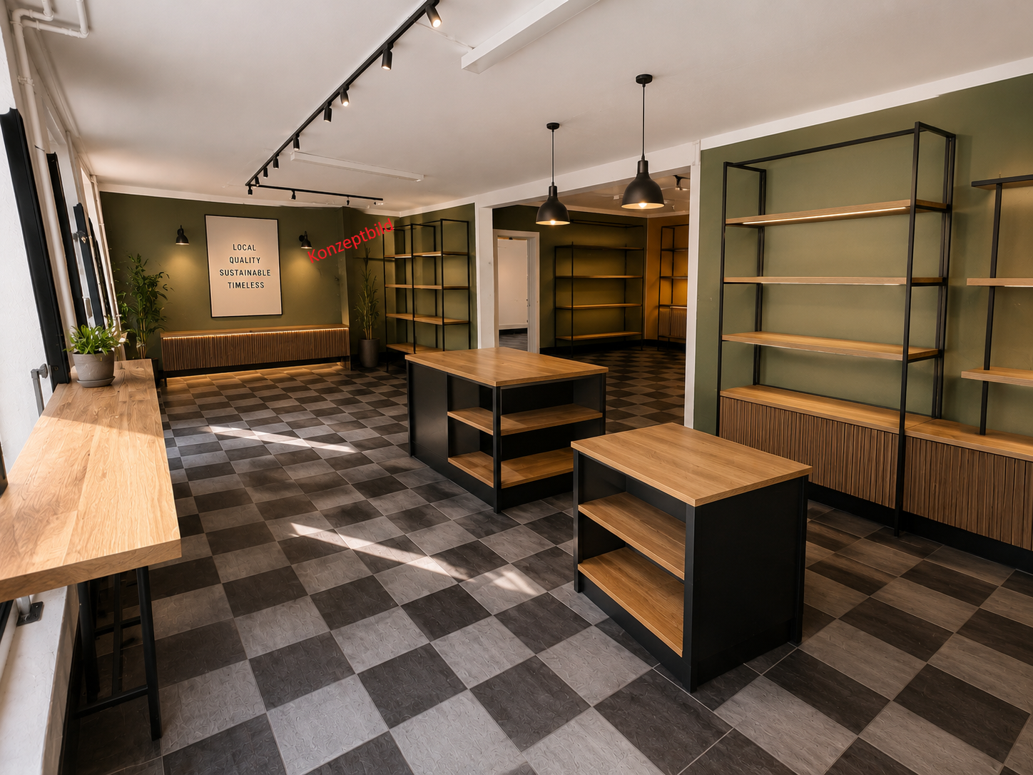 66m² shop