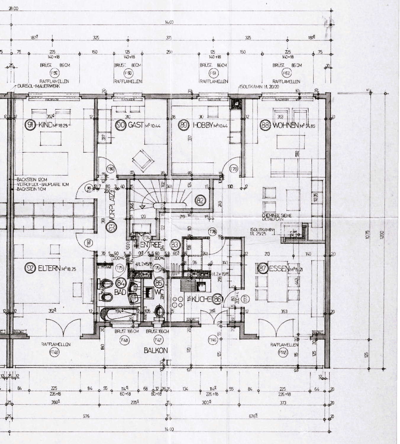 6 rooms apartment