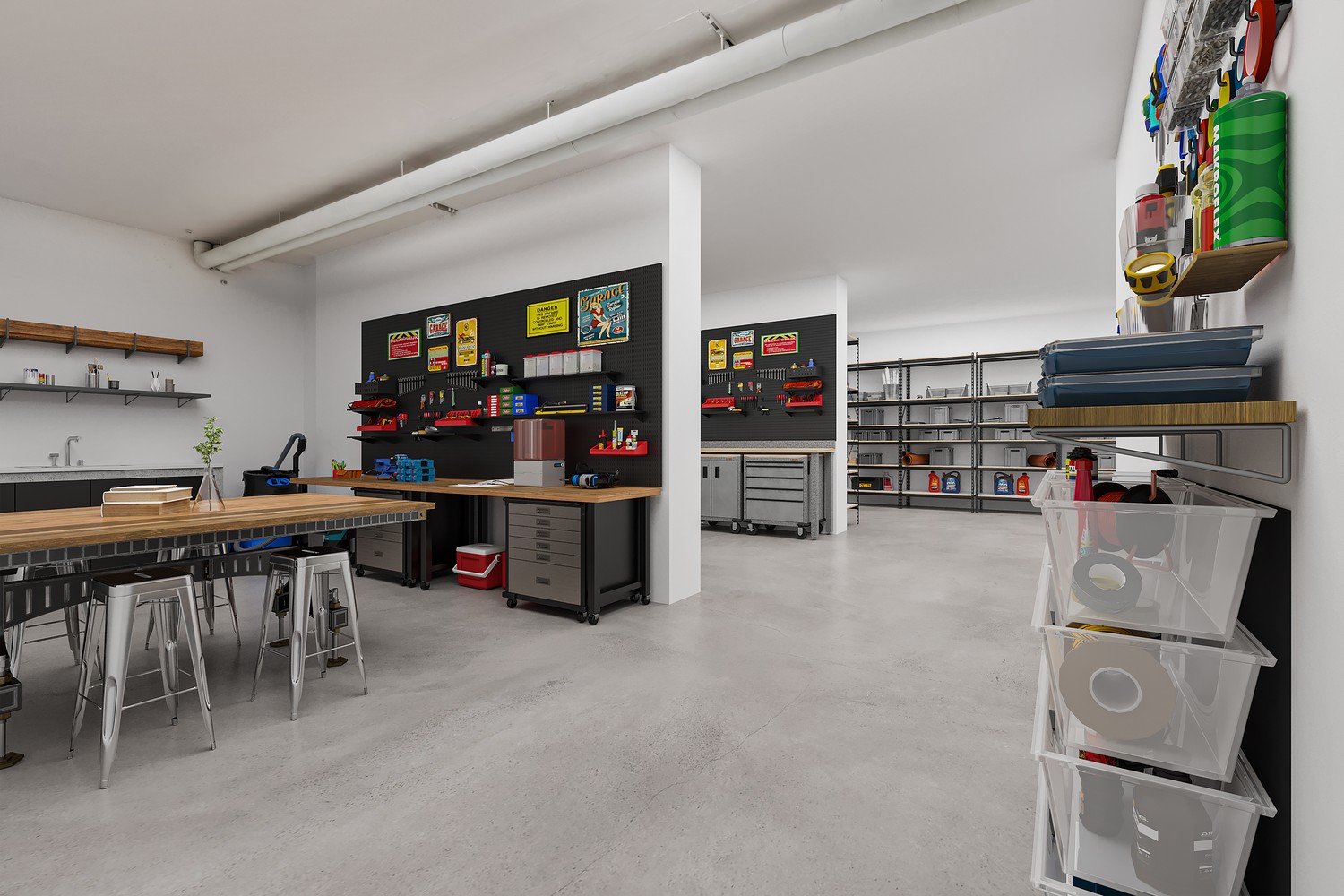 210m² hobby room