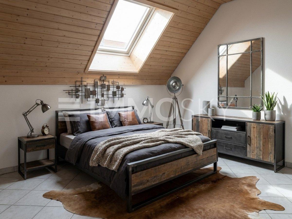 4 rooms roof flat