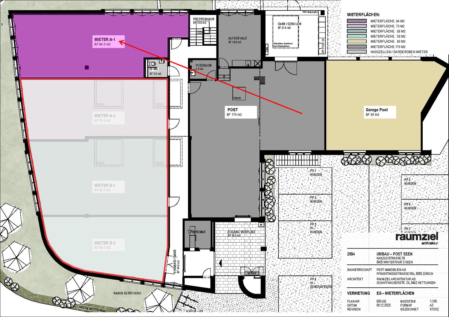 84m² commercial