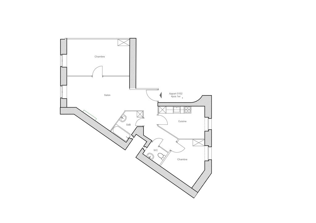 4 rooms apartment
