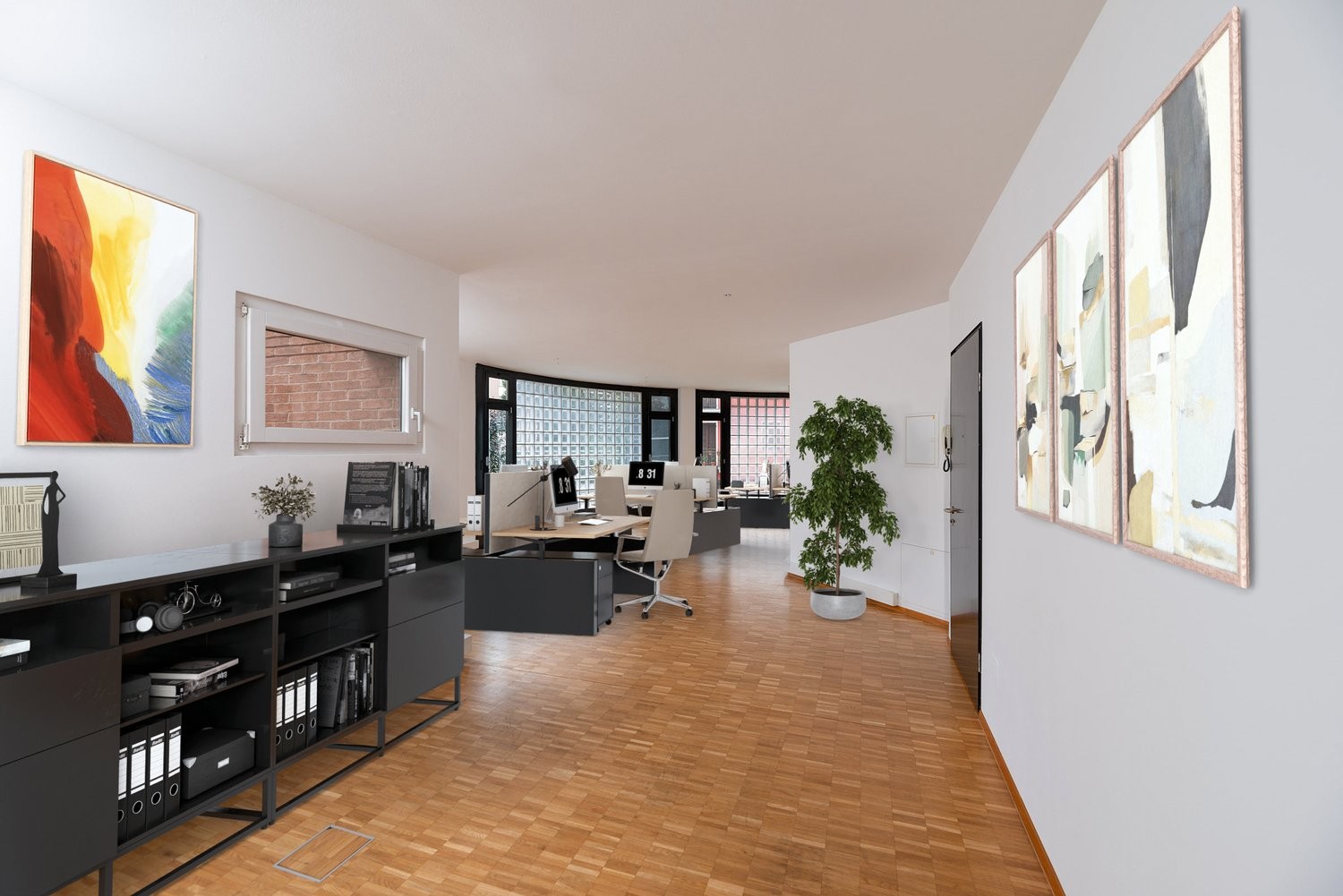 87m² office