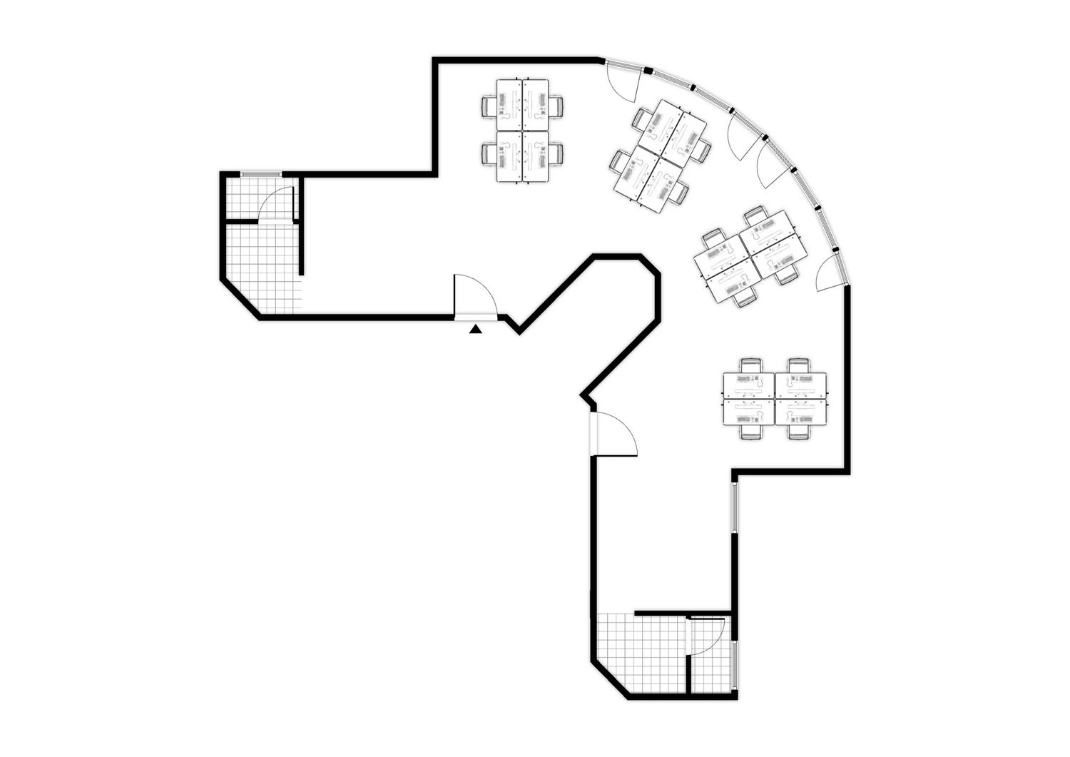 87m² office