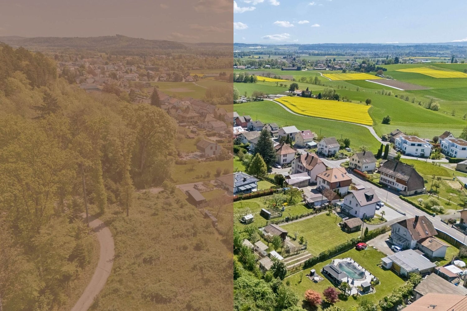 990m² building land