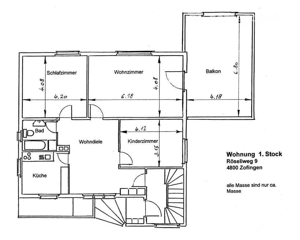 Appartement de 3 pièces
