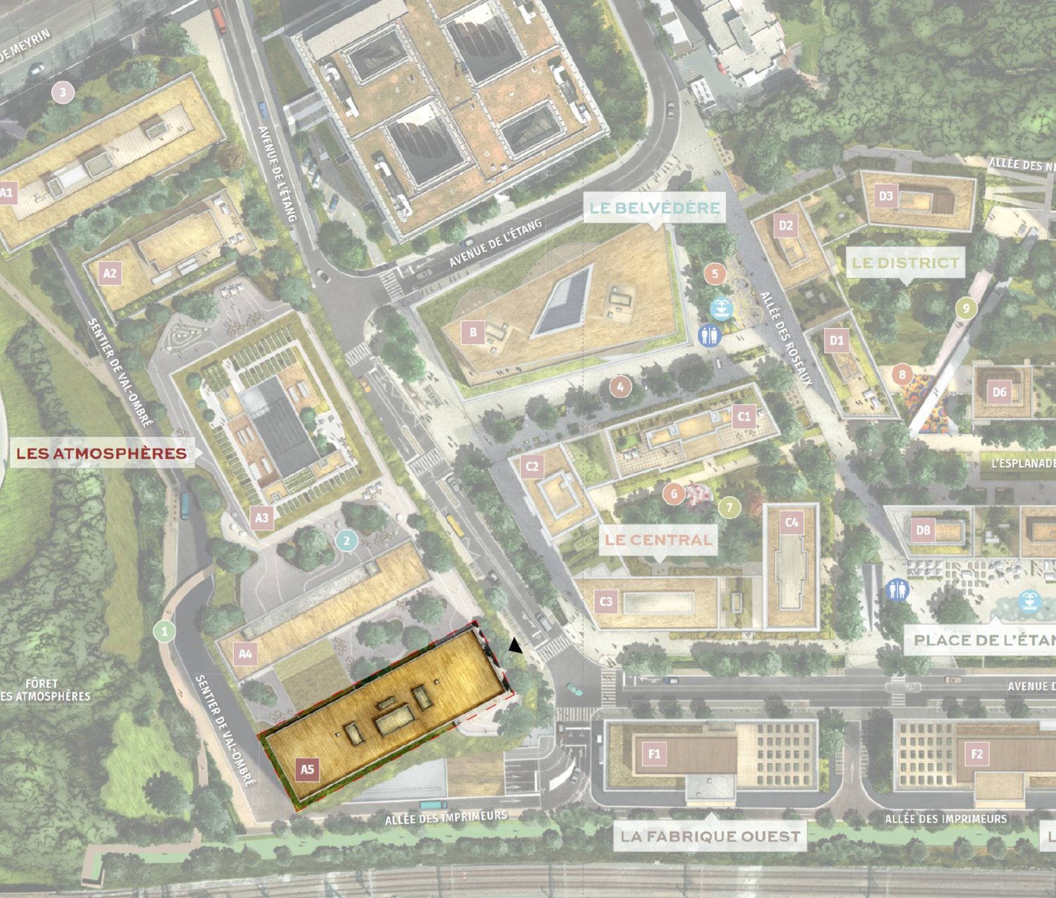 422m² office