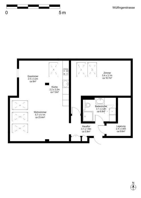 Appartement de 2 ½ pièces