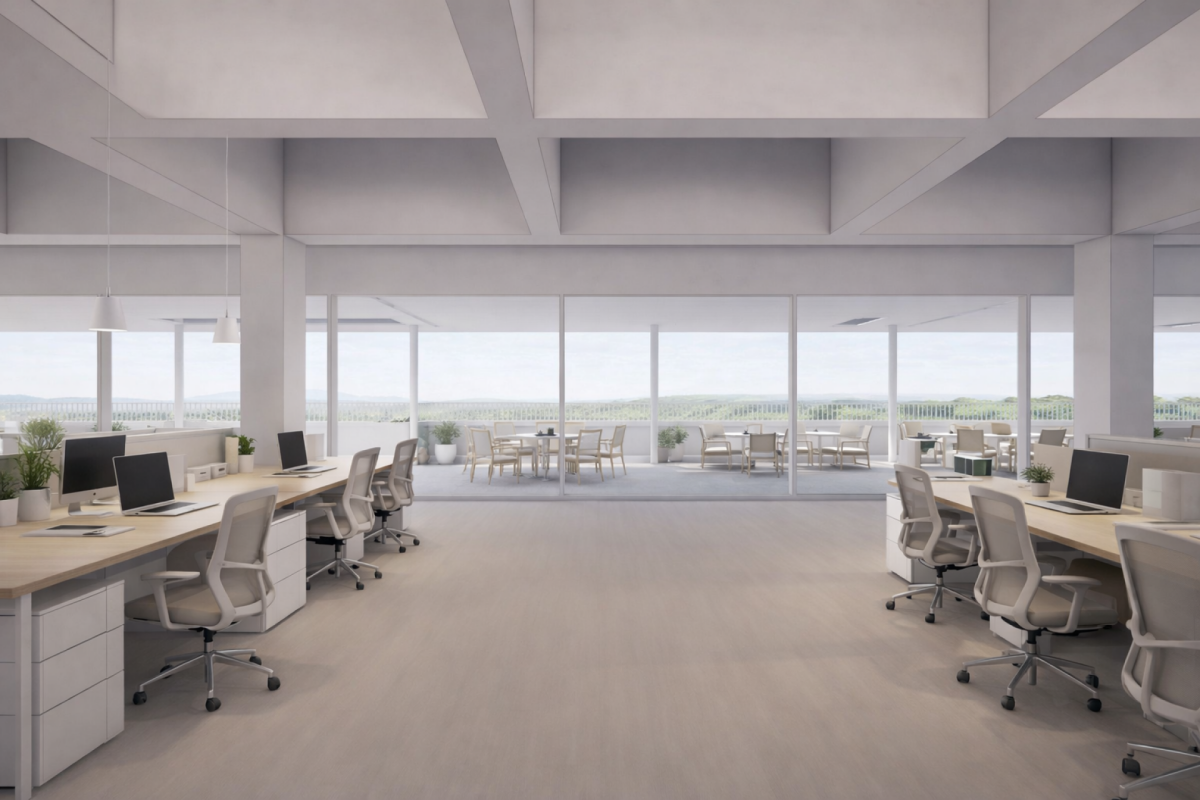 427m² office