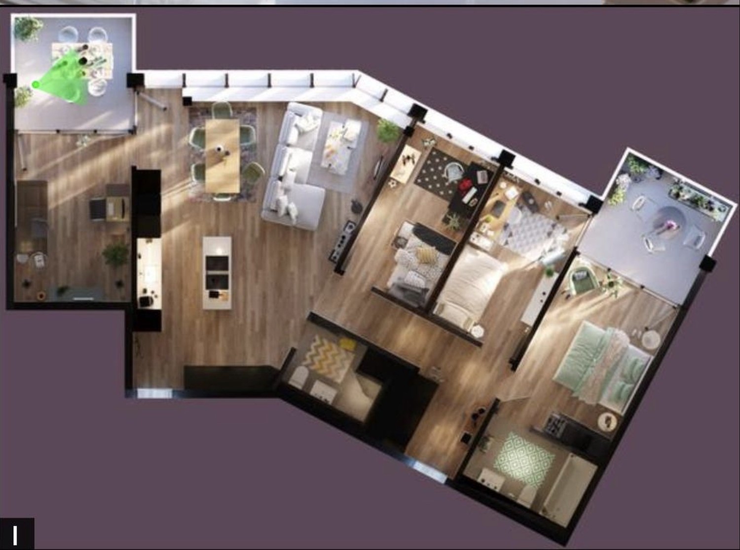 5 ½ rooms apartment