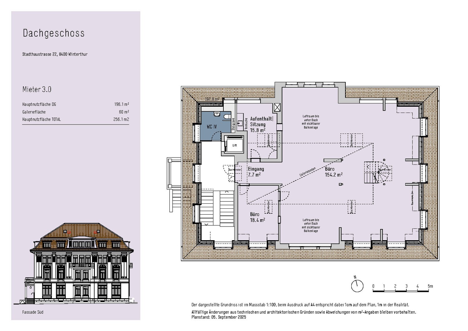 256m² office