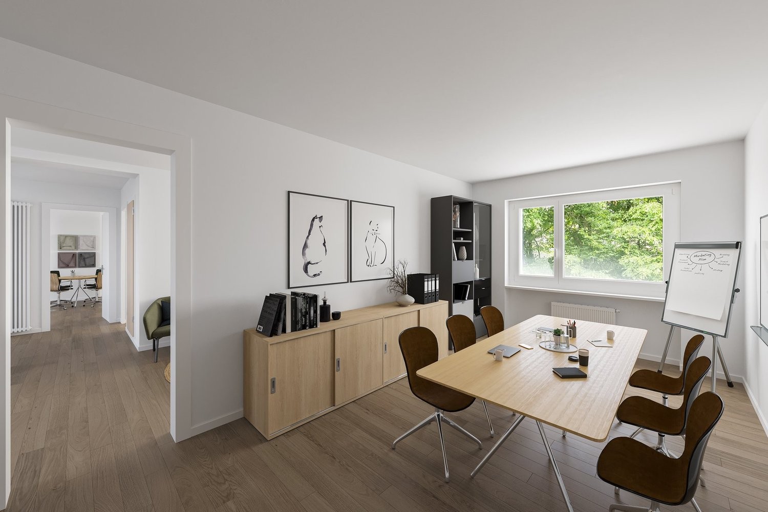 74m² studio