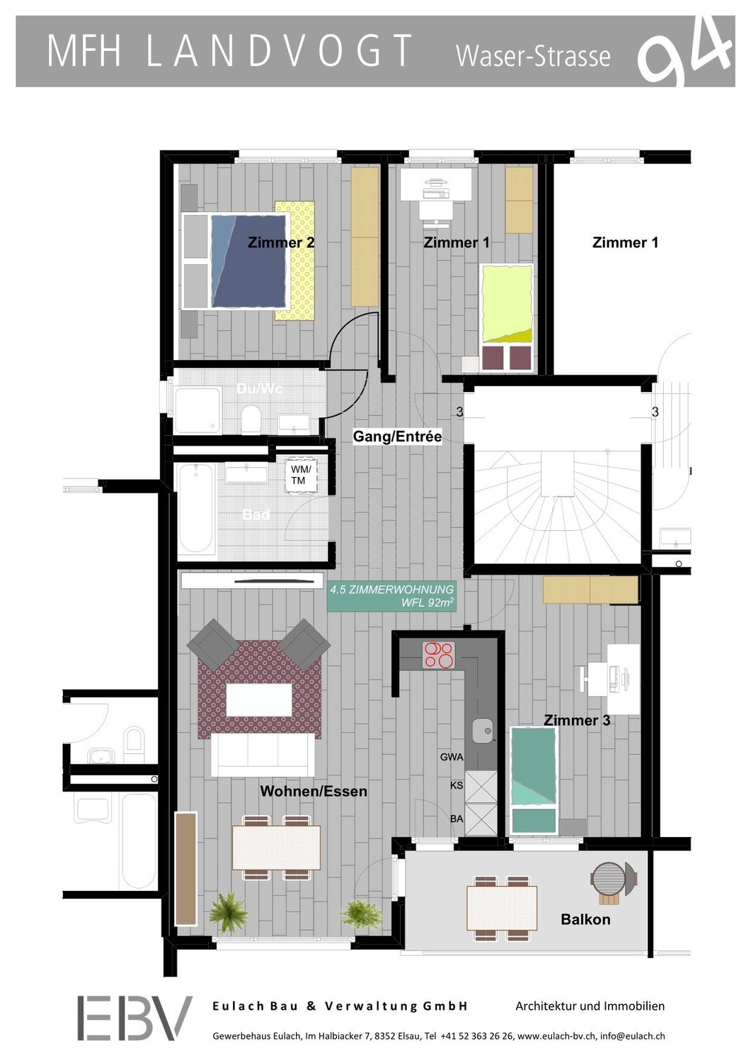 Appartement de 4 ½ pièces