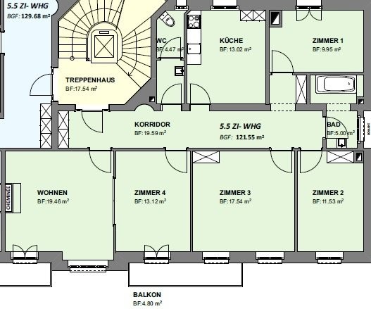 5 ½ rooms apartment
